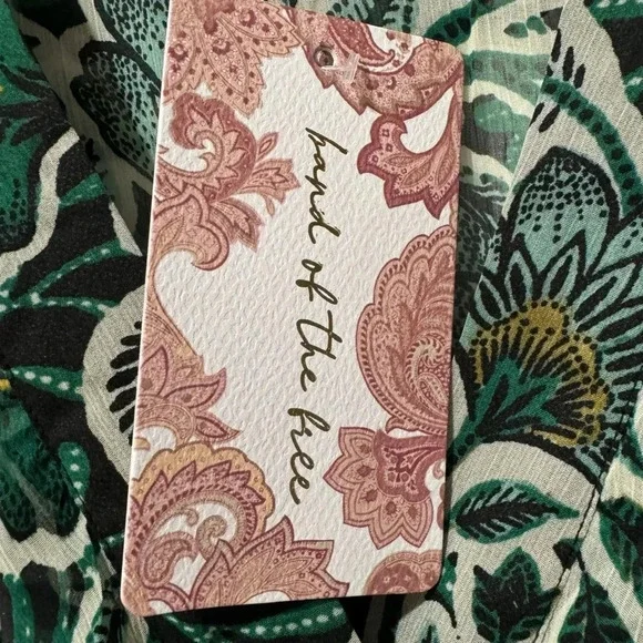 BAND OF THE FREE Bonnie Emerald Long Sleeve Bodysuit Top Bell Sleeve Hippie Boho - Picture 4 of 16